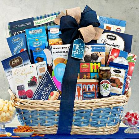 Many Thanks Gourmet Thank You Gift Basket
