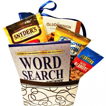 word search snack care package