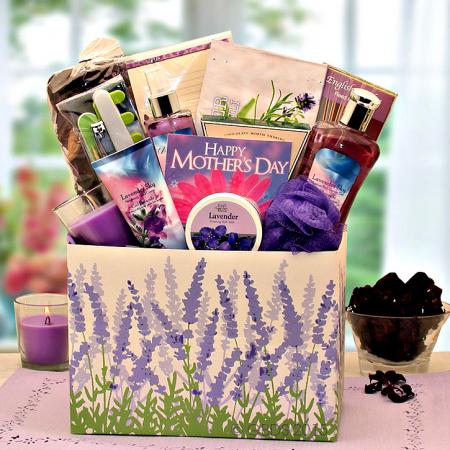 Women's Gift Baskets Spa Gift Basket for Her Sweet Blooms Spa Gift Basket  Mother's Day Gift Baskets deluxe spa products