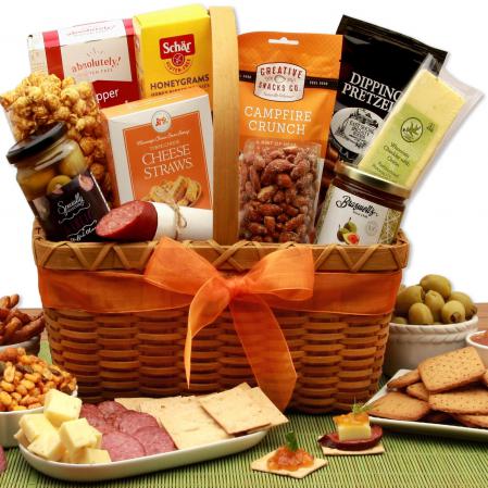 Gourmet Picnic Basket by Adorable Gift Baskets