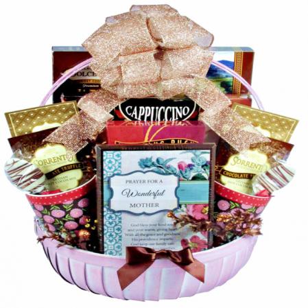 gift basket for mother with prayers