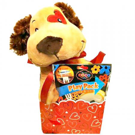Puppy Love Kids Gift Basket for Boys and Girls