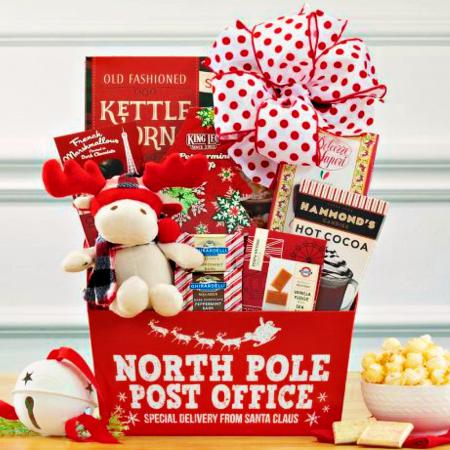 santas sweets gift basket