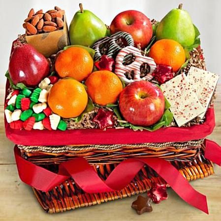 winter delights fruit basket