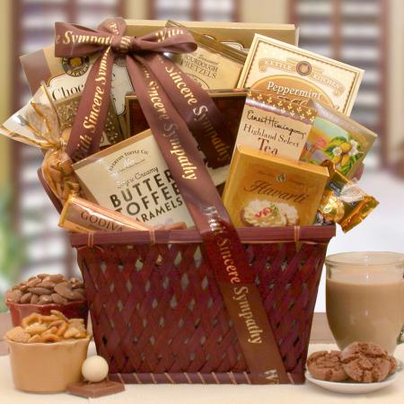 sending sympathy gift baskets