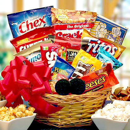 snacks gift basket