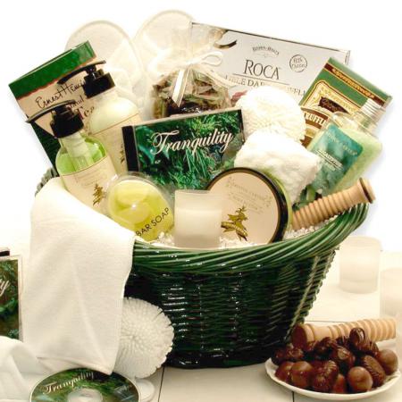 Soothing Pamper Spa Basket, Moisturizing Bath Luxuries & CD