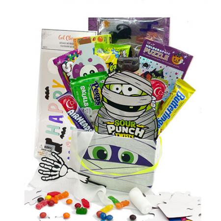 THATSWRAP HALLOWEEN MUMMY GIFT BASKET