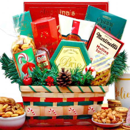 taste of Christmas holiday gift basket