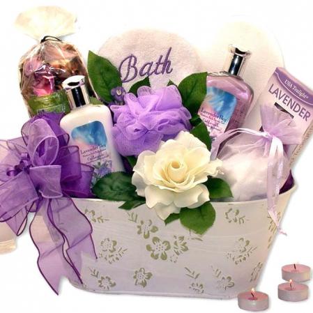 spa basket for women