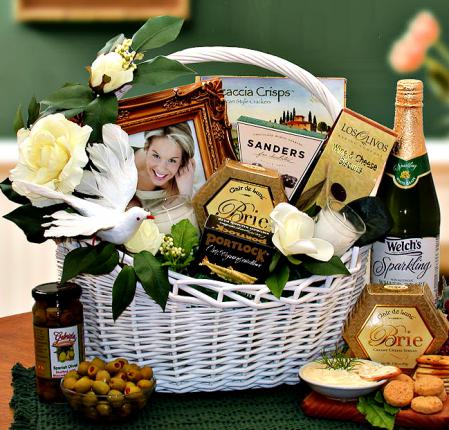 Wedding Anniversary Gift Basket, Wedding Gift Basket