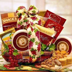 Wine-Grape Gift Basket