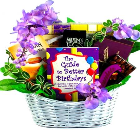 Guide to Better Birthdays, Birthday Gift Basket