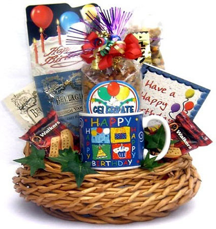 Birthday Bash Birthday Gift Basket