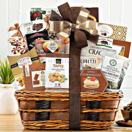 food basket at wine country gifts