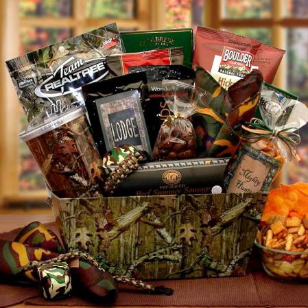 Hunters Camo Gift Basket