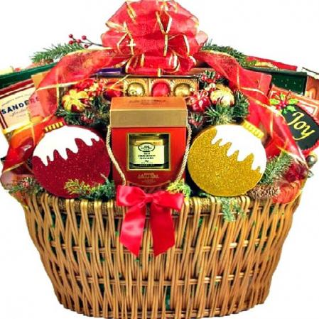 Giant Christmas Party Gift Basket 