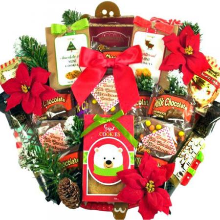 Mrs. Claus Christmas Cookie Basket