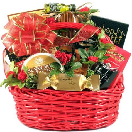 Romantic Date Night Gift Basket