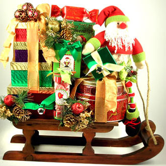 Santa Claus Lane Gift Basket