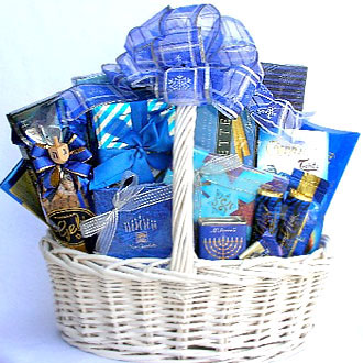 Festival Of Lights, Deluxe Hanukkah Gift Basket