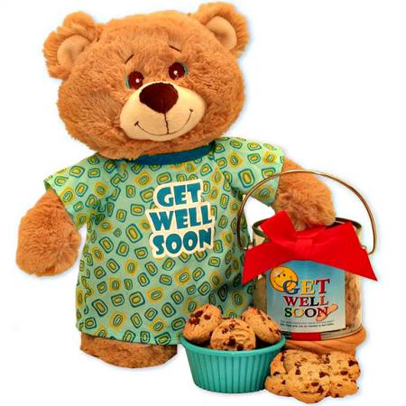 Sweet As Honey, Gift Basket with teddy bear and cookies