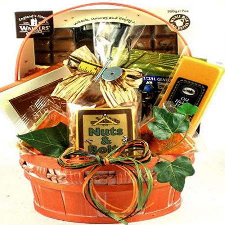 Handyman Snacks Gift Basket for Him