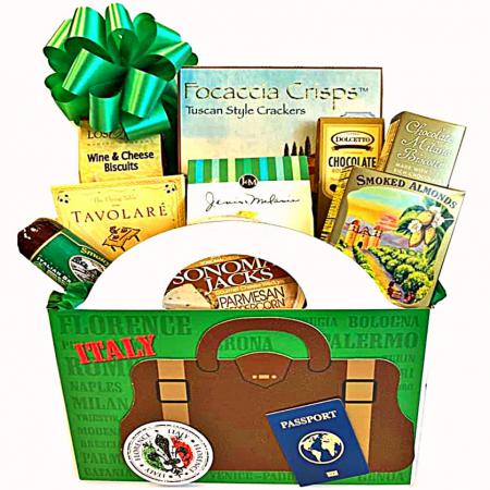 Italian Inspired Gourmet Gift Basket 