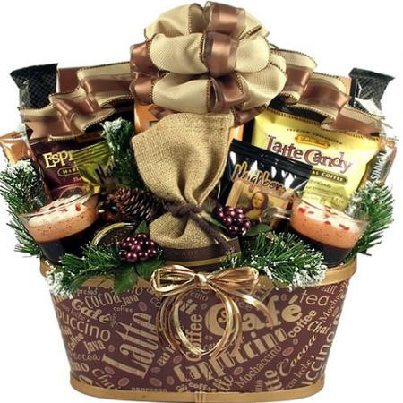 Deluxe Coffee Lover's Gift Basket 