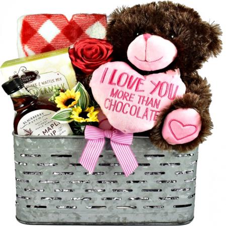 snuggle bear gift basket