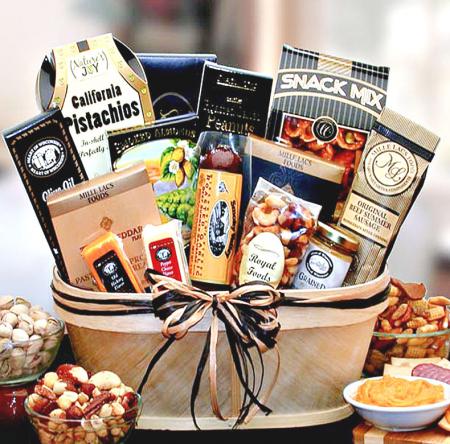 Meat and Cheese Gift Basket   – Aunt Laurie's