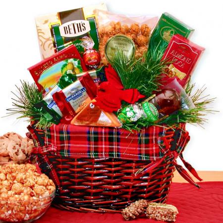 old fashioned holiday gift baskets