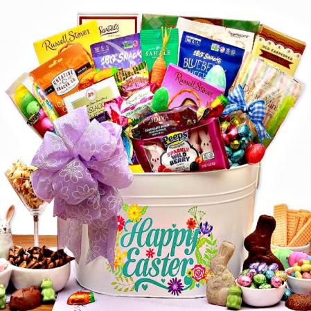 Our Best Easter Wishes Deluxe Gift Basket