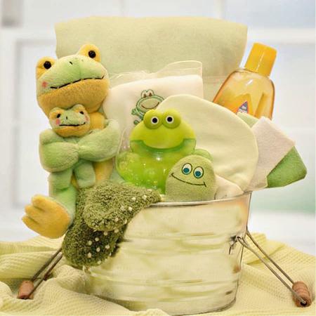 pollywogs baby bath gift set