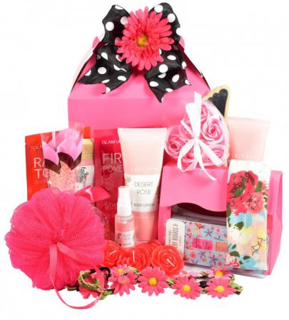 pink glam box gift for gals