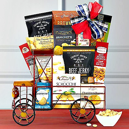 delivery-truck-snacks-gift-basket