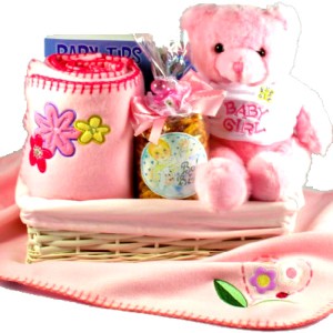 sweet baby girl gift basket