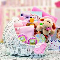 baby girl basinet gift