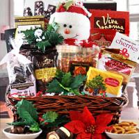 Frosty Snowman Holiday Gift Basket