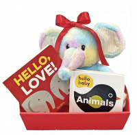 Hello Love! Baby Gift Set with Books and Plush