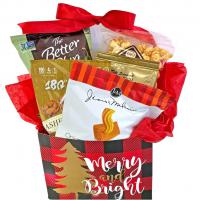 merry and bright holiday gift box