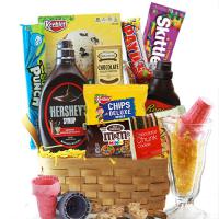 ice cream sundae gift basket