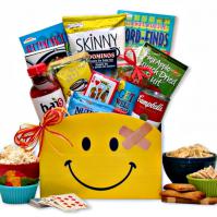 sending smiles across the miles get well gift box