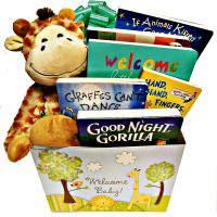 wild about baby jungle theme gift basket