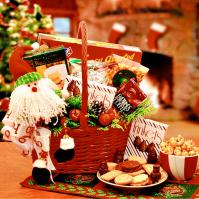 cheerful givver Christmas basket
