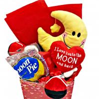 Love you over the moon gift basket