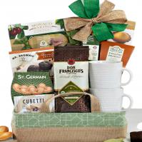 Tea and coffee gift basket