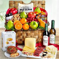 ultimate fruit and gourmet gift basket