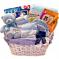 Simply adorable baby boy basics gift basket
