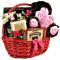 chocolate gift basket and bear